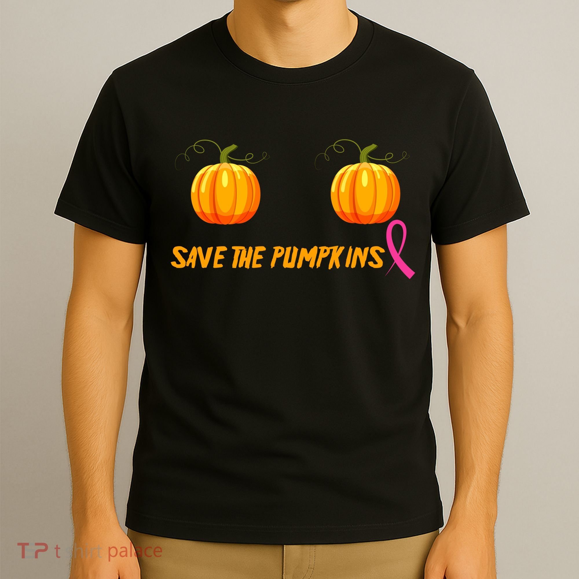 Save The Pumpkins Breast Cancer T-Shirt