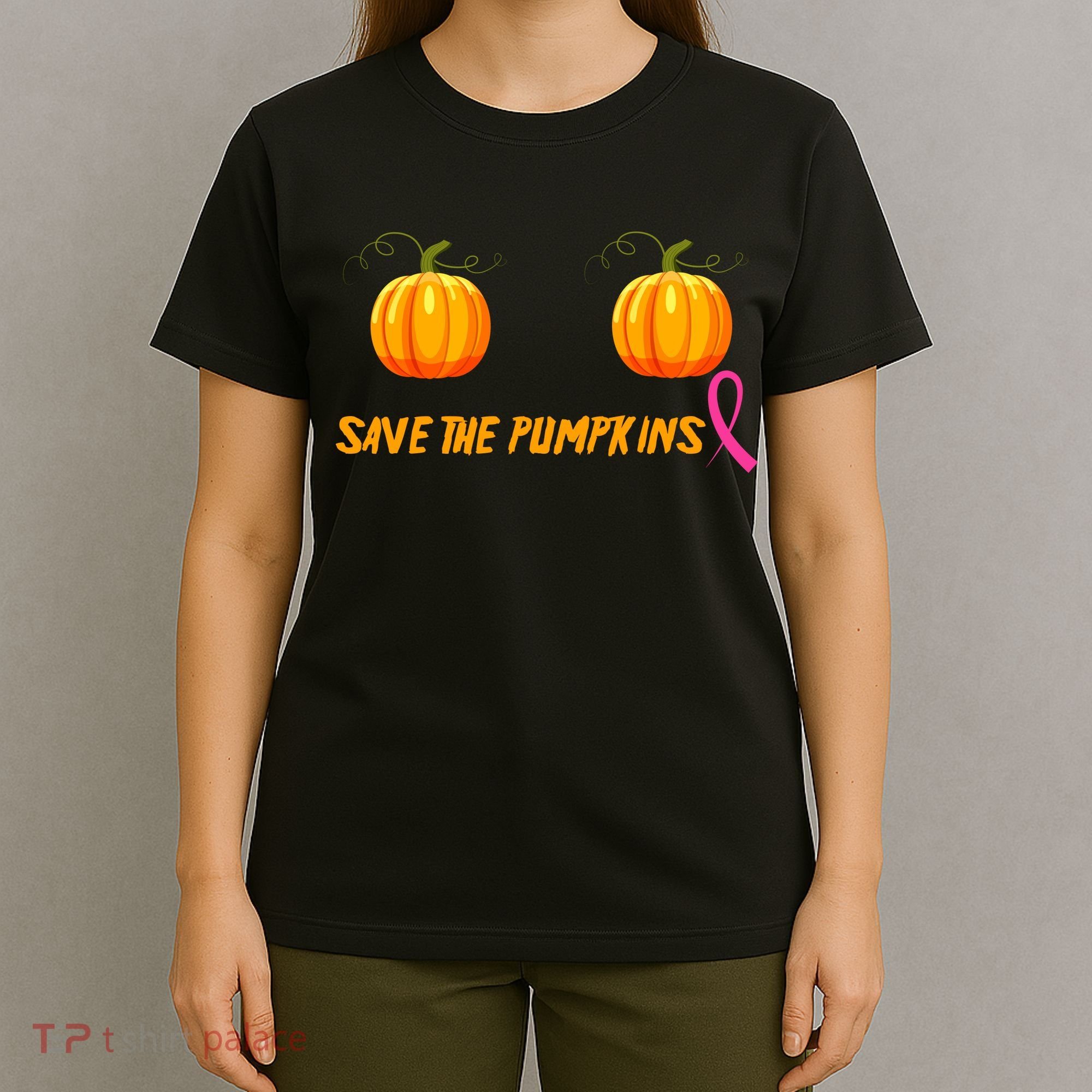 Save The Pumpkins Breast Cancer T-Shirt