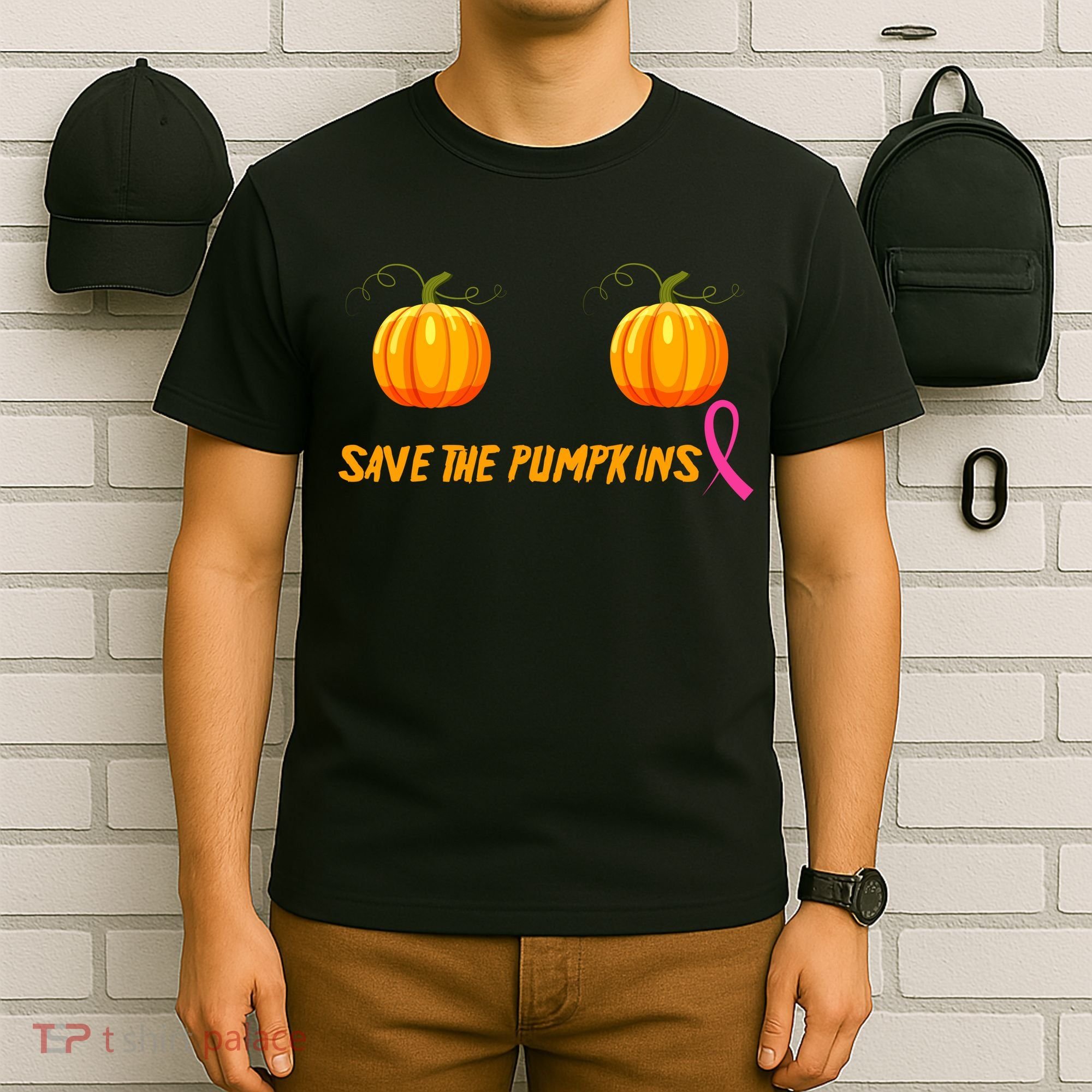 Save The Pumpkins Breast Cancer T-Shirt