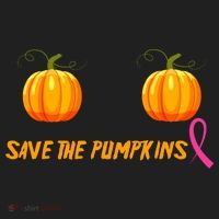 Save The Pumpkins Breast Cancer Tumbler thumb 3