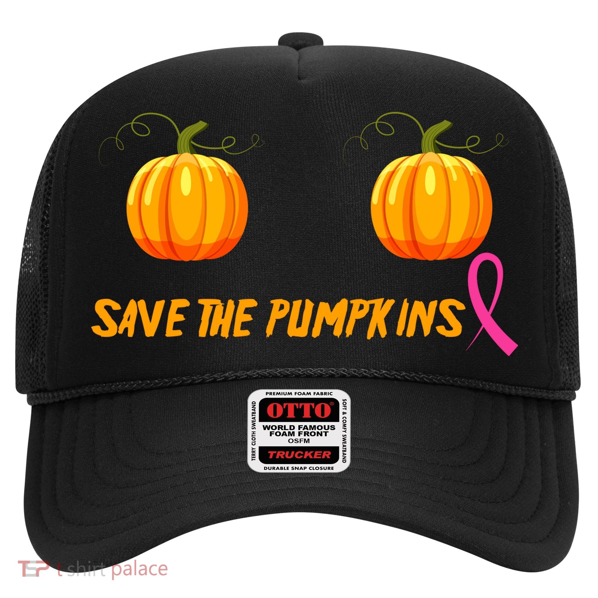 Save The Pumpkins Breast Cancer Hat