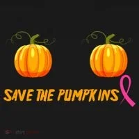 Save The Pumpkins Breast Cancer Toddler Hoodie thumb 2