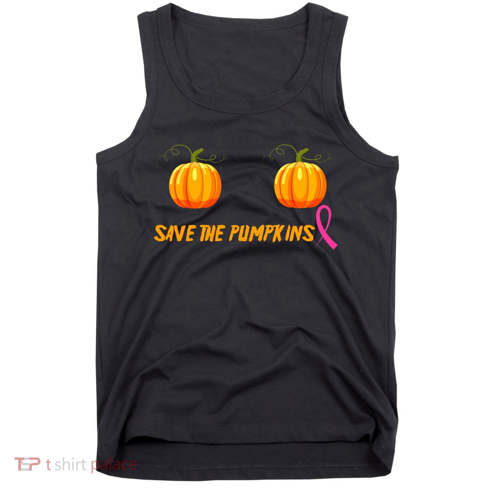 Save The Pumpkins Breast Cancer Tank Top