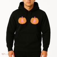 Save The Pumpkins Breast Cancer Ribbon Hoodie thumb 2