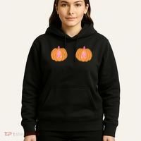Save The Pumpkins Breast Cancer Ribbon Hoodie thumb 5
