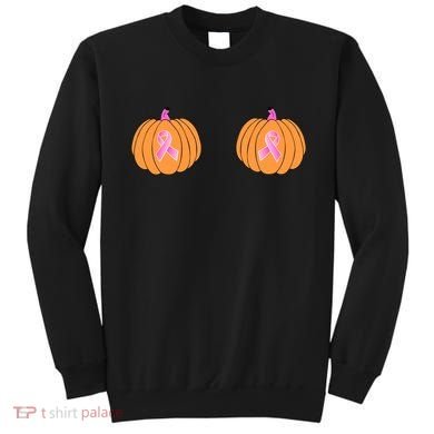 Save The Pumpkins Breast Cancer Ribbon Sweatshirt