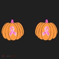 Save The Pumpkins Breast Cancer Ribbon Beanie thumb 2