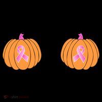 Save The Pumpkins Breast Cancer Ribbon Women's Tank Top thumb 5