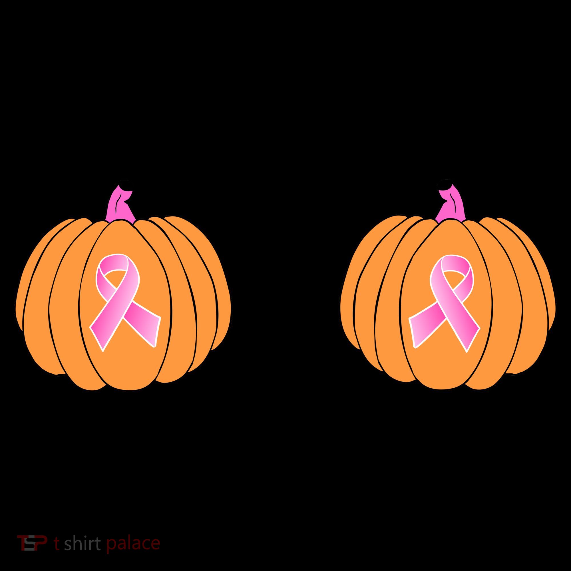 Save The Pumpkins Breast Cancer Ribbon Women's Tank Top
