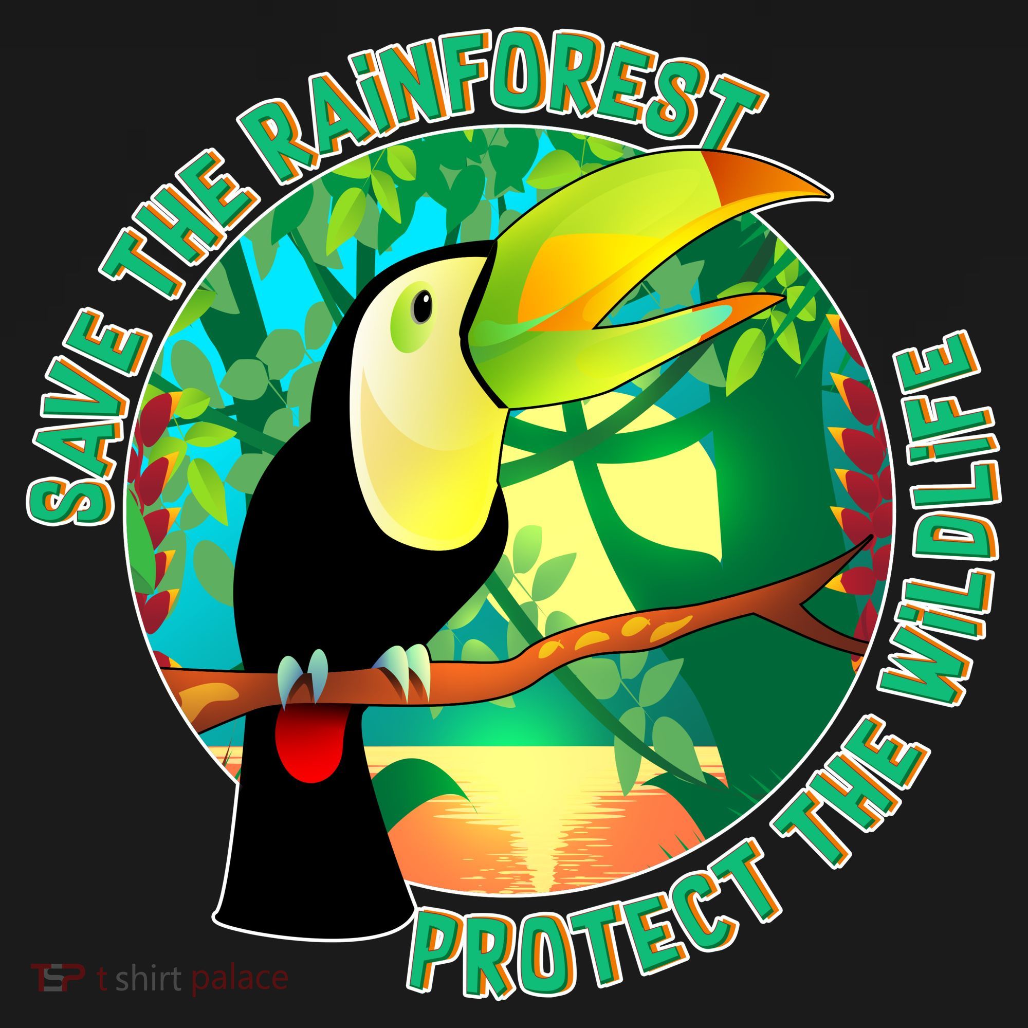 Save the Rainforest -  Protect the Wildlife Hoodie