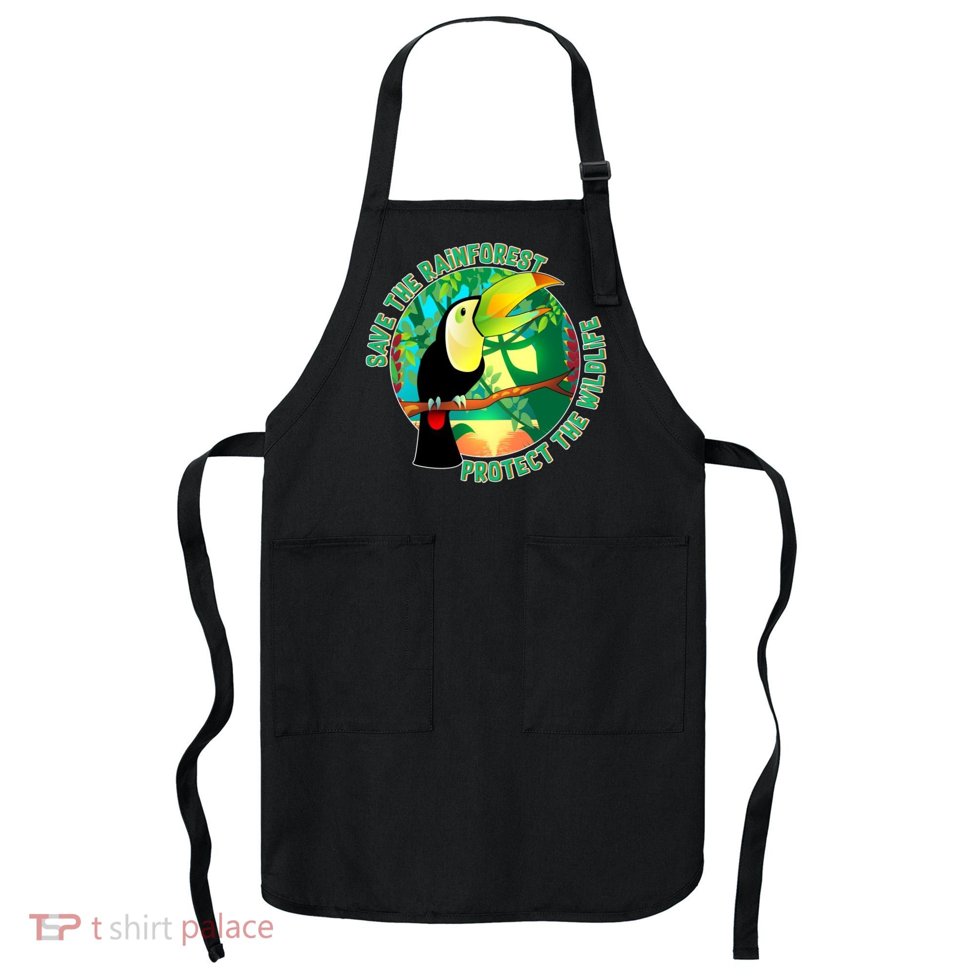 Save the Rainforest -  Protect the Wildlife Apron