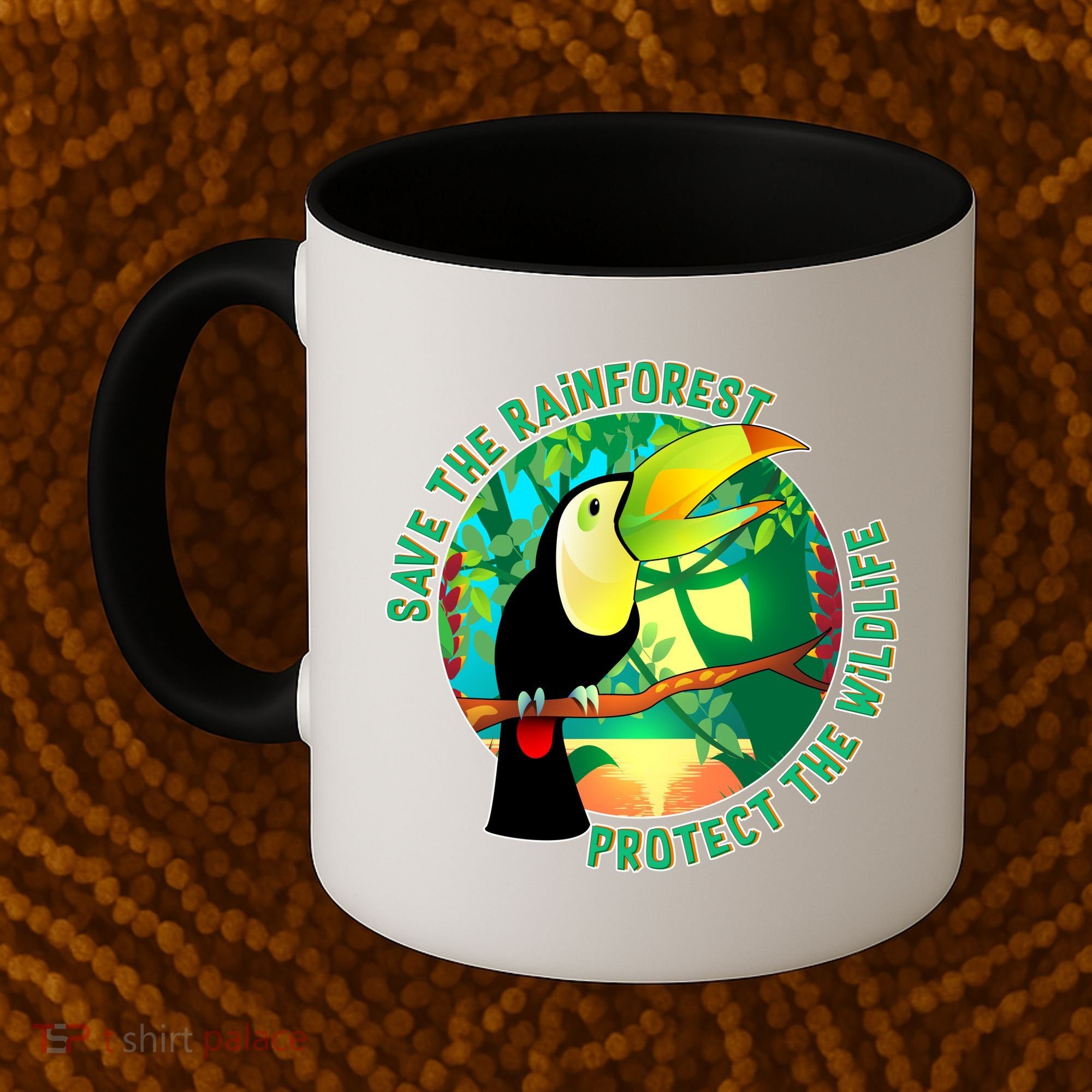 Save the Rainforest -  Protect the Wildlife Coffee Mug