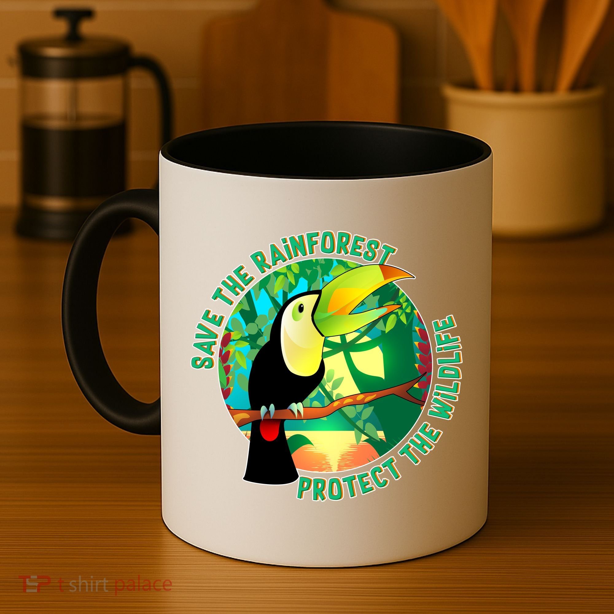 Save the Rainforest -  Protect the Wildlife Coffee Mug