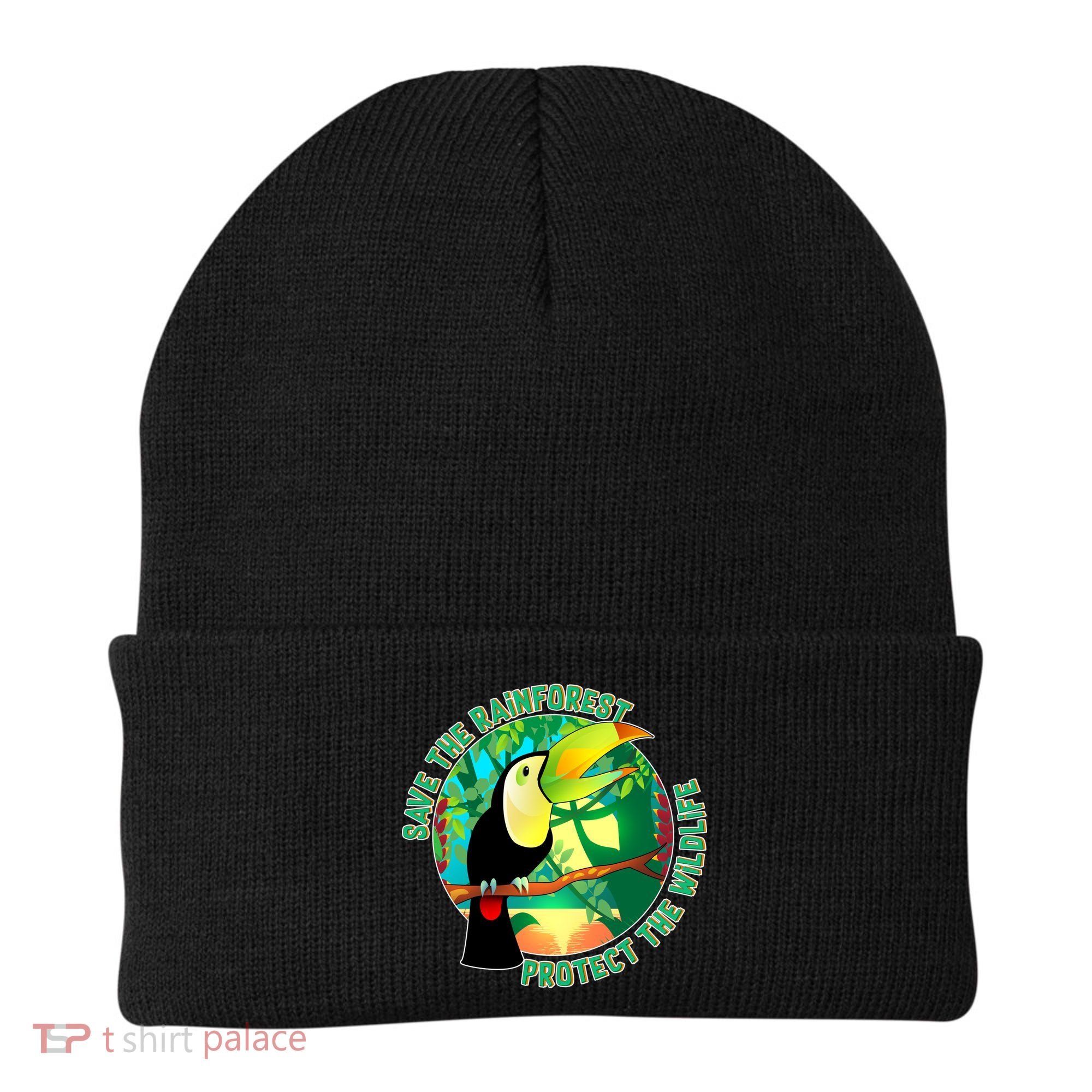 Save the Rainforest -  Protect the Wildlife Beanie