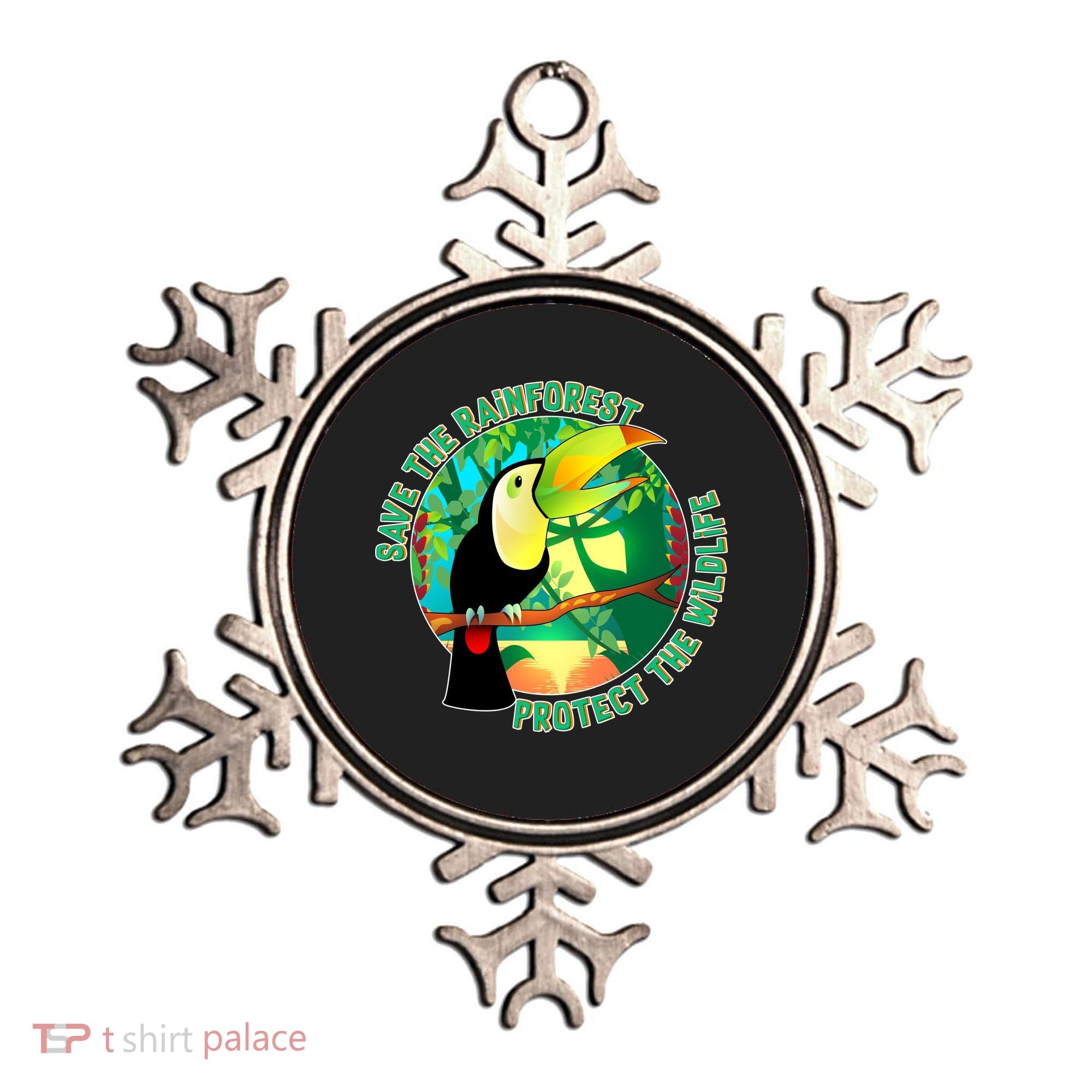 Save the Rainforest -  Protect the Wildlife Ornament