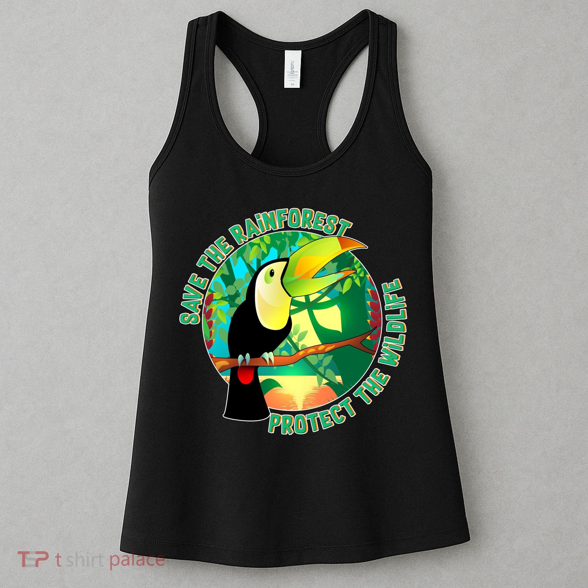 Save the Rainforest -  Protect the Wildlife Women's Tank Top
