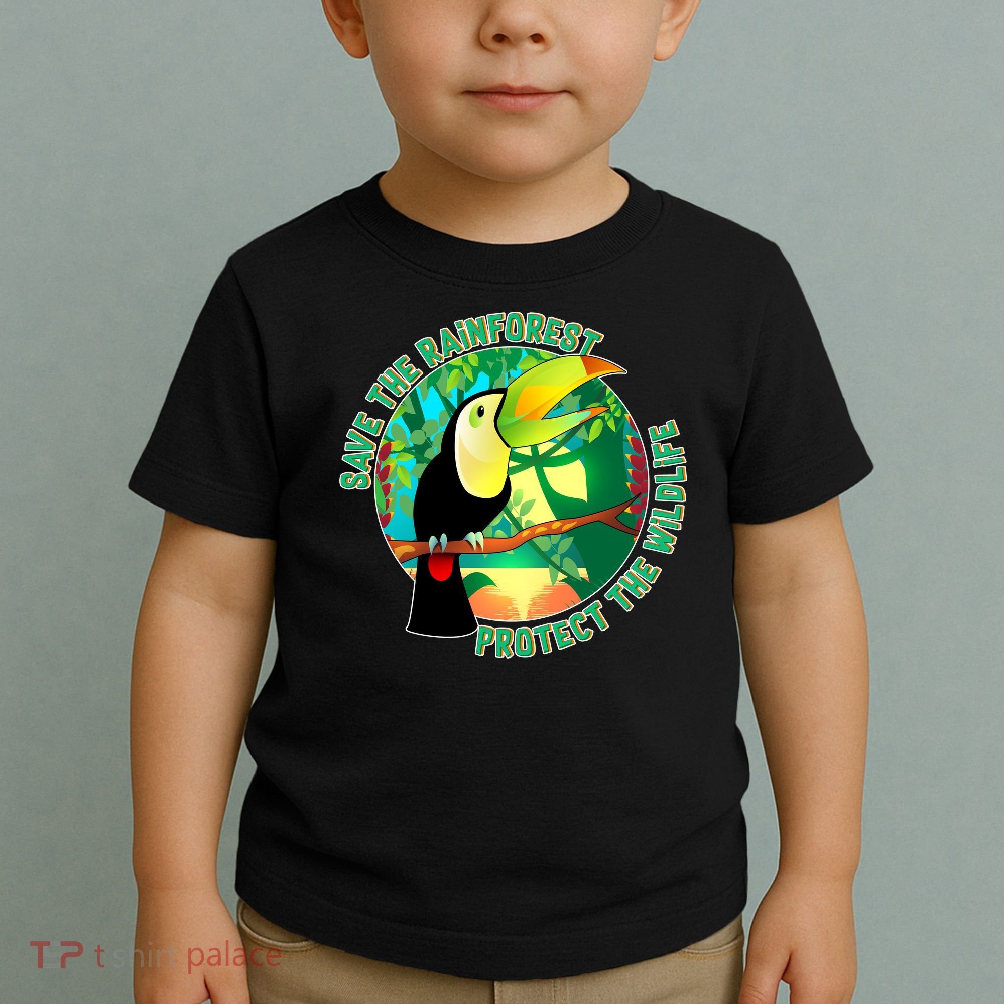 Save the Rainforest -  Protect the Wildlife Toddler T-Shirt