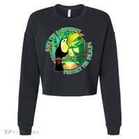 Save the Rainforest -  Protect the Wildlife Cropped Pullover Crew thumb 0