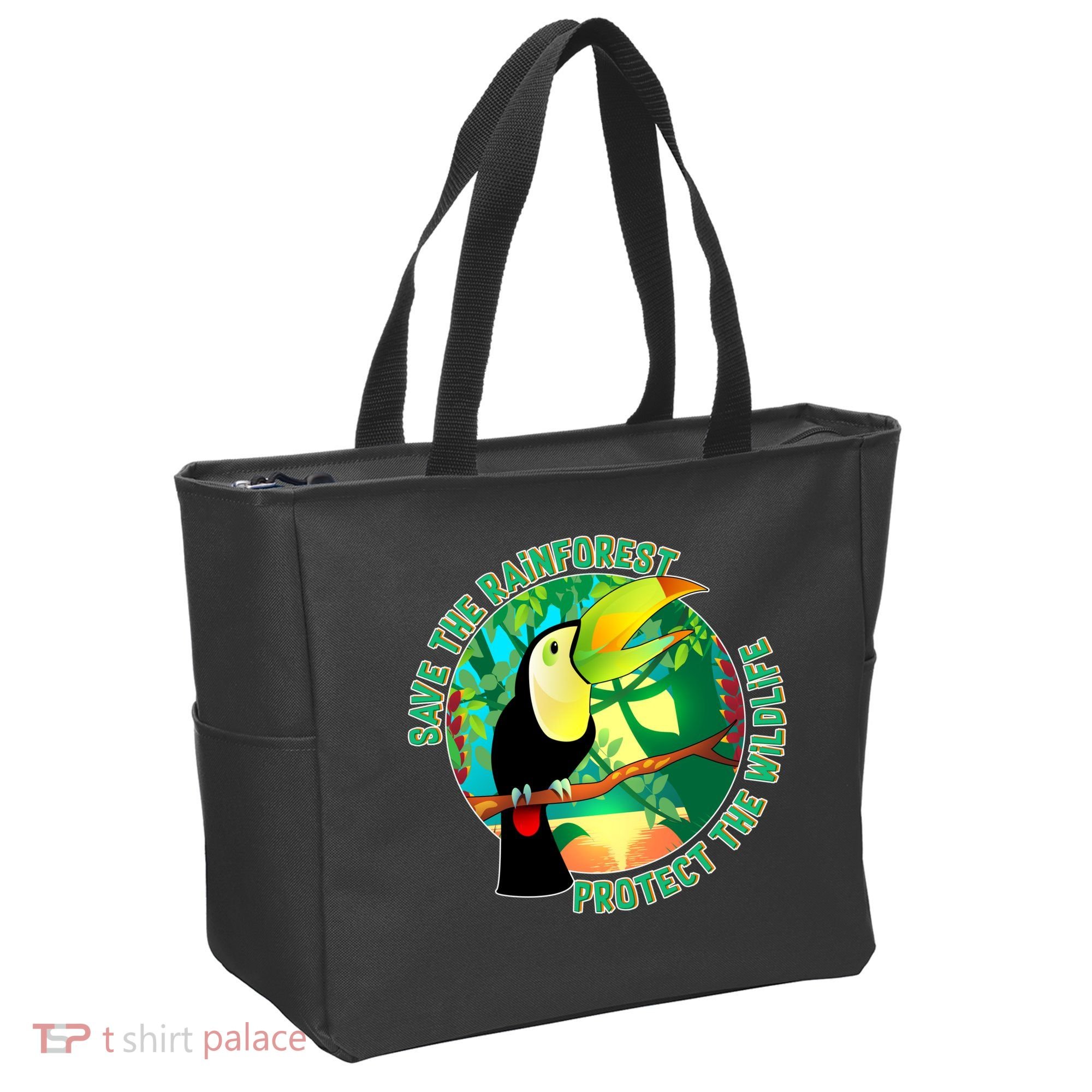 Save the Rainforest -  Protect the Wildlife Tote Bag