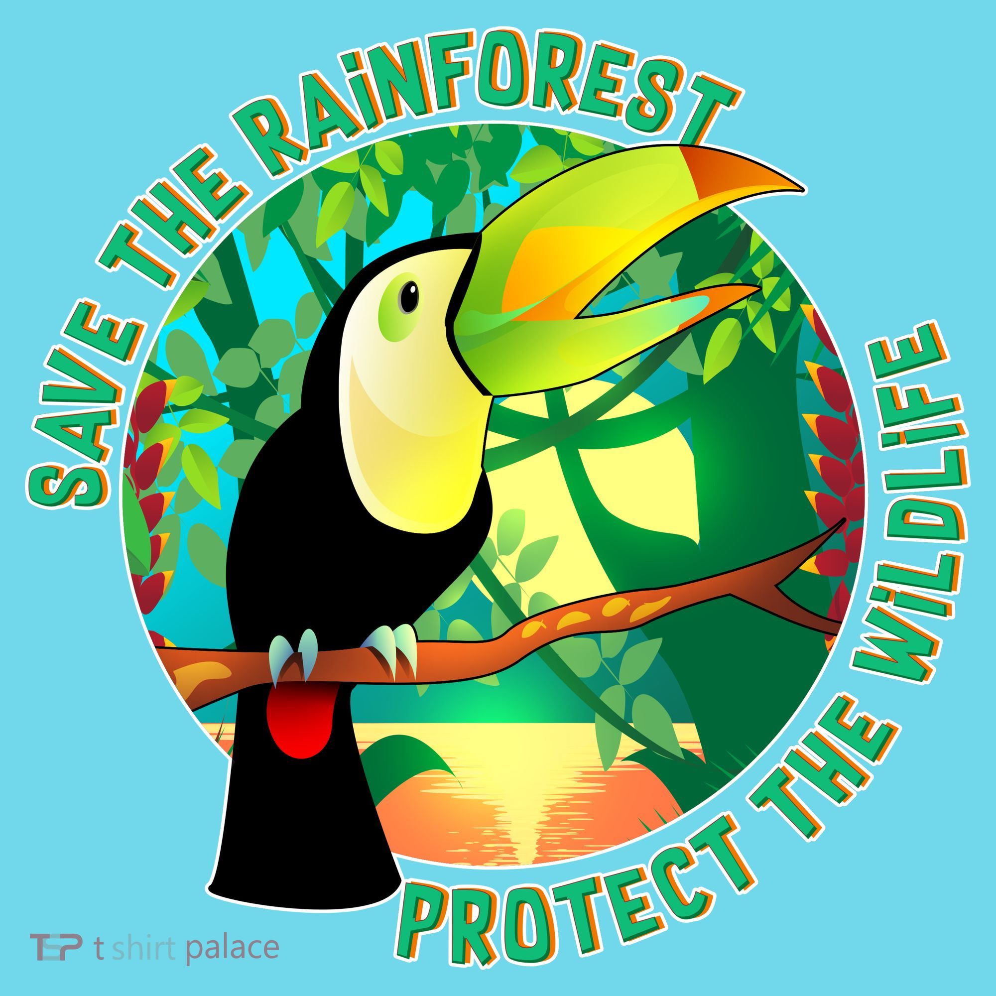 Save the Rainforest -  Protect the Wildlife Long Sleeve Shirt
