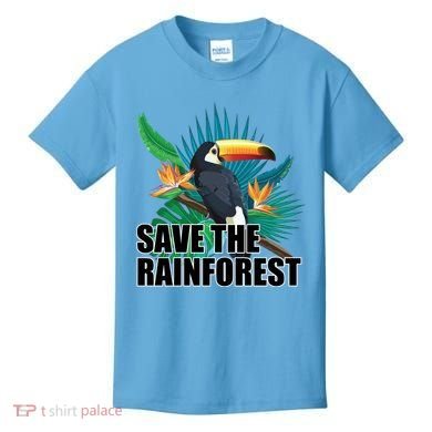 Save the Rainforest -  Protect the Wildlife Kids T-Shirt