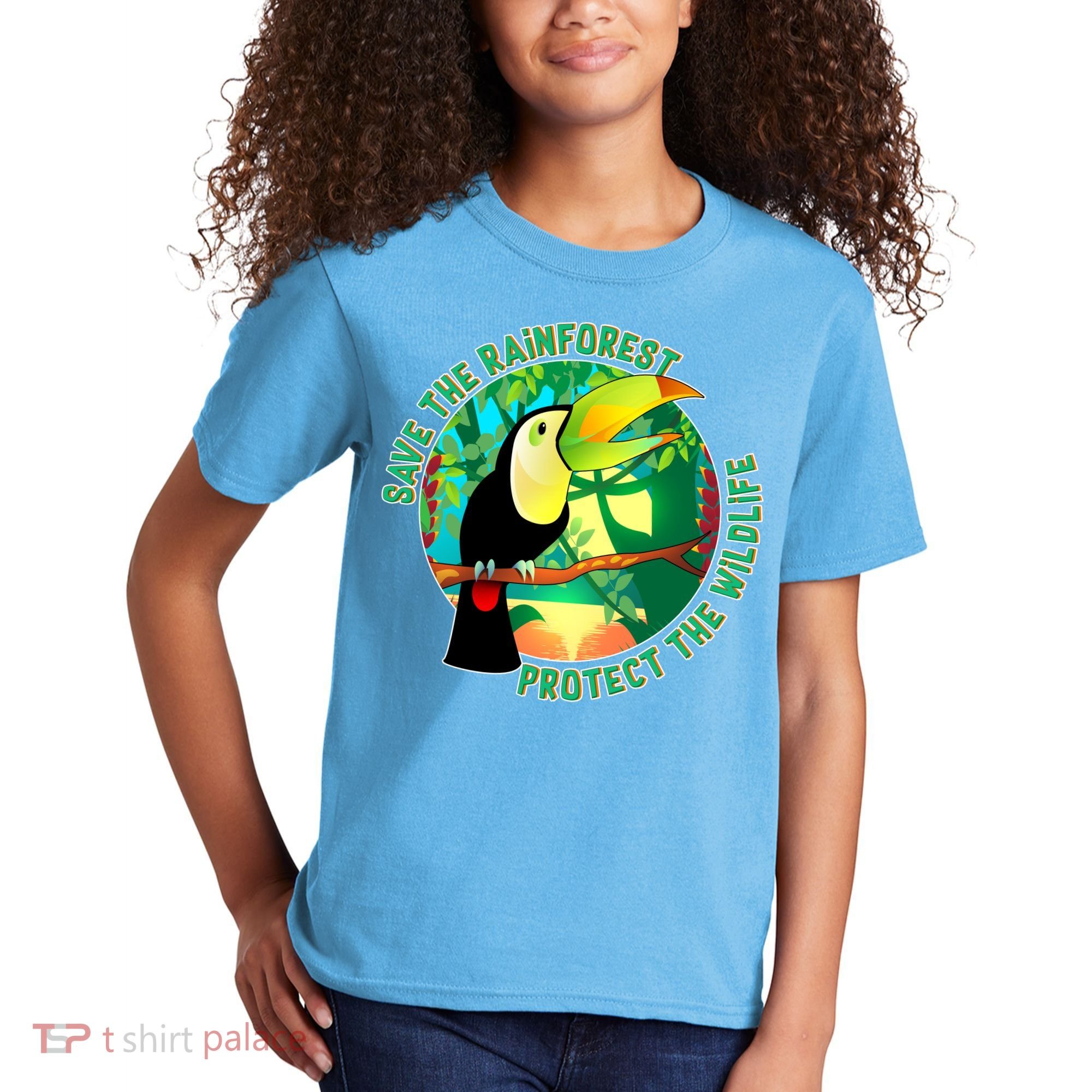 Save the Rainforest -  Protect the Wildlife Kids T-Shirt