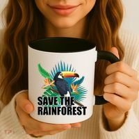 Save The Rainforest Coffee Mug thumb 3