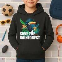 Save The Rainforest Kids Hoodie thumb 2