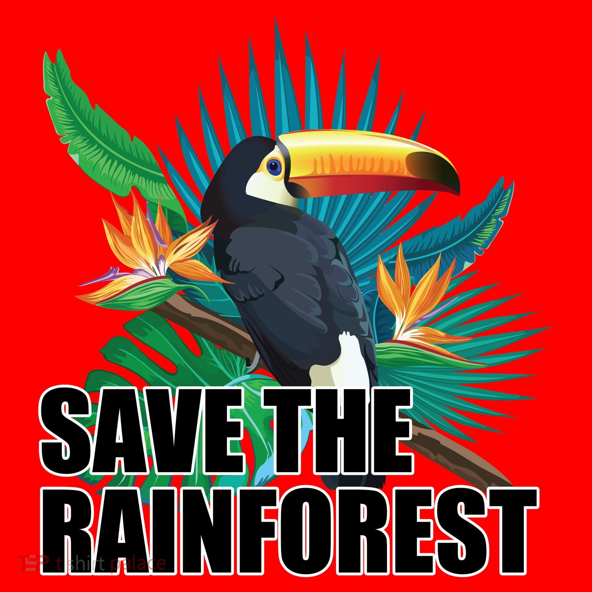 Save The Rainforest Santa Hat