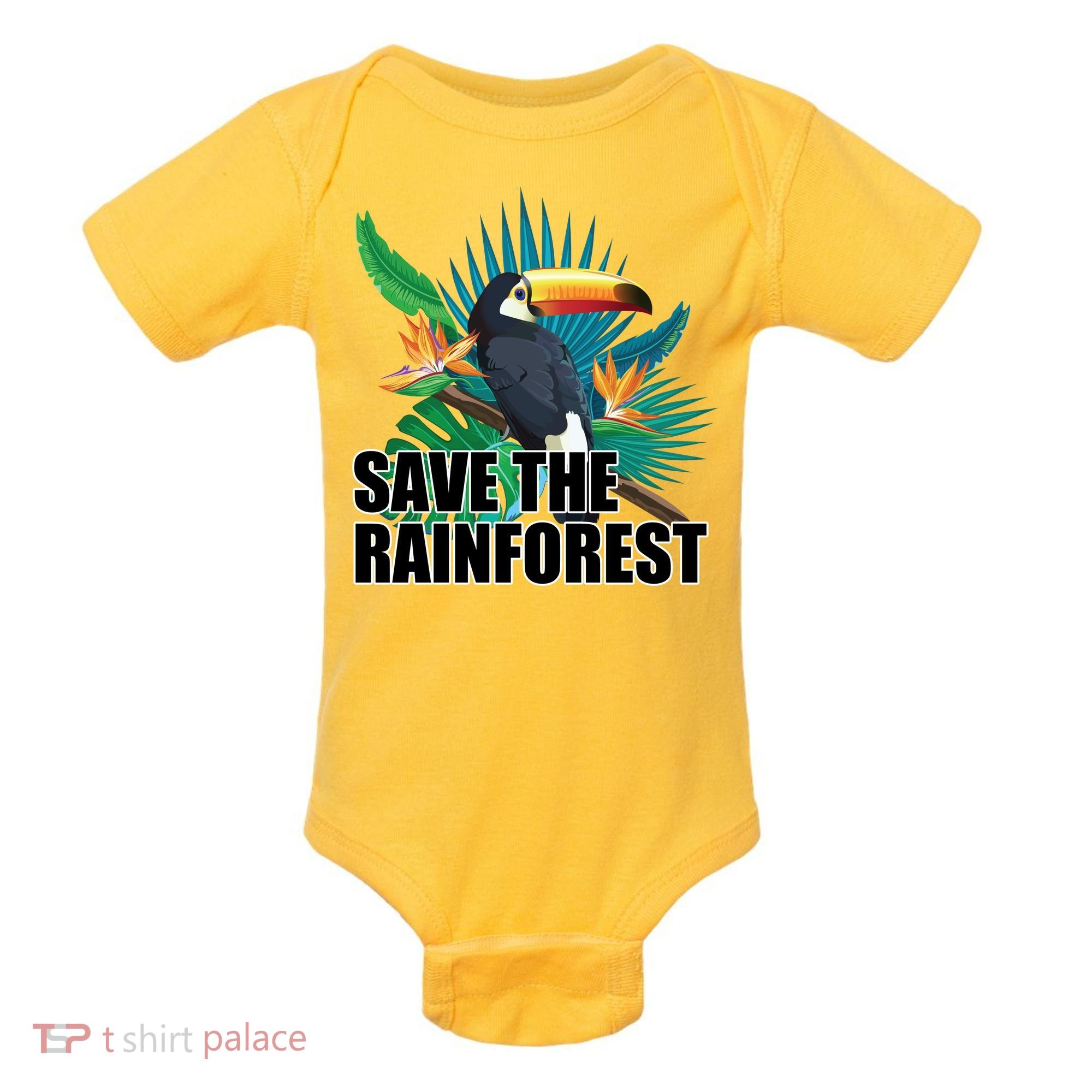 Save The Rainforest Baby Bodysuit
