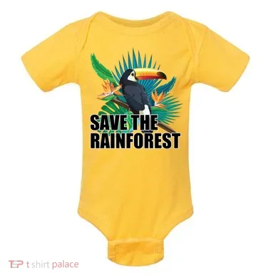 Save The Rainforest Baby Bodysuit