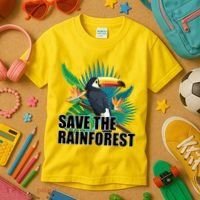 Save The Rainforest Kids T-Shirt thumb 3