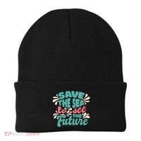Save The Sea To See The Future Beanie thumb 0