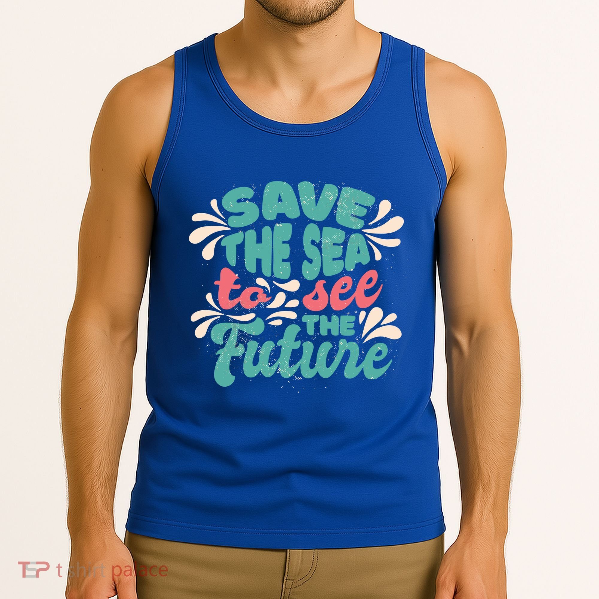 Save The Sea To See The Future Tank Top