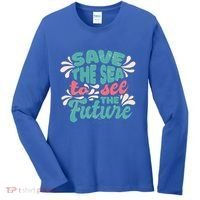 Save The Sea To See The Future Women's Long Sleeve Shirt thumb 0