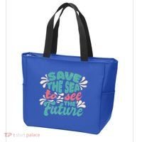 Save The Sea To See The Future Tote Bag thumb 3