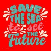 Save The Sea To See The Future Santa Hat thumb 1