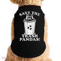 Save the Trash Pandas Funny Raccoon Doggie Tank thumb 0