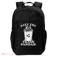 Save the Trash Pandas Funny Raccoon Backpack thumb 0