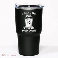 Save the Trash Pandas Funny Raccoon Tumbler thumb 0