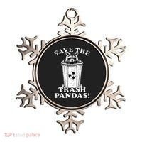 Save the Trash Pandas Funny Raccoon Ornament thumb 0