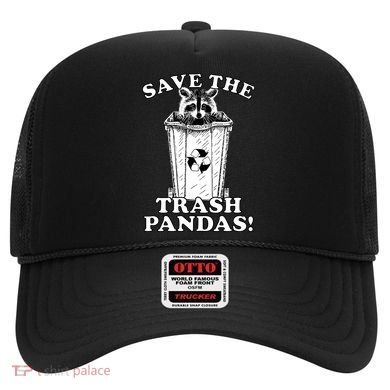 Save the Trash Pandas Funny Raccoon Hat