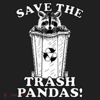 Save the Trash Pandas Funny Raccoon Hat thumb 2