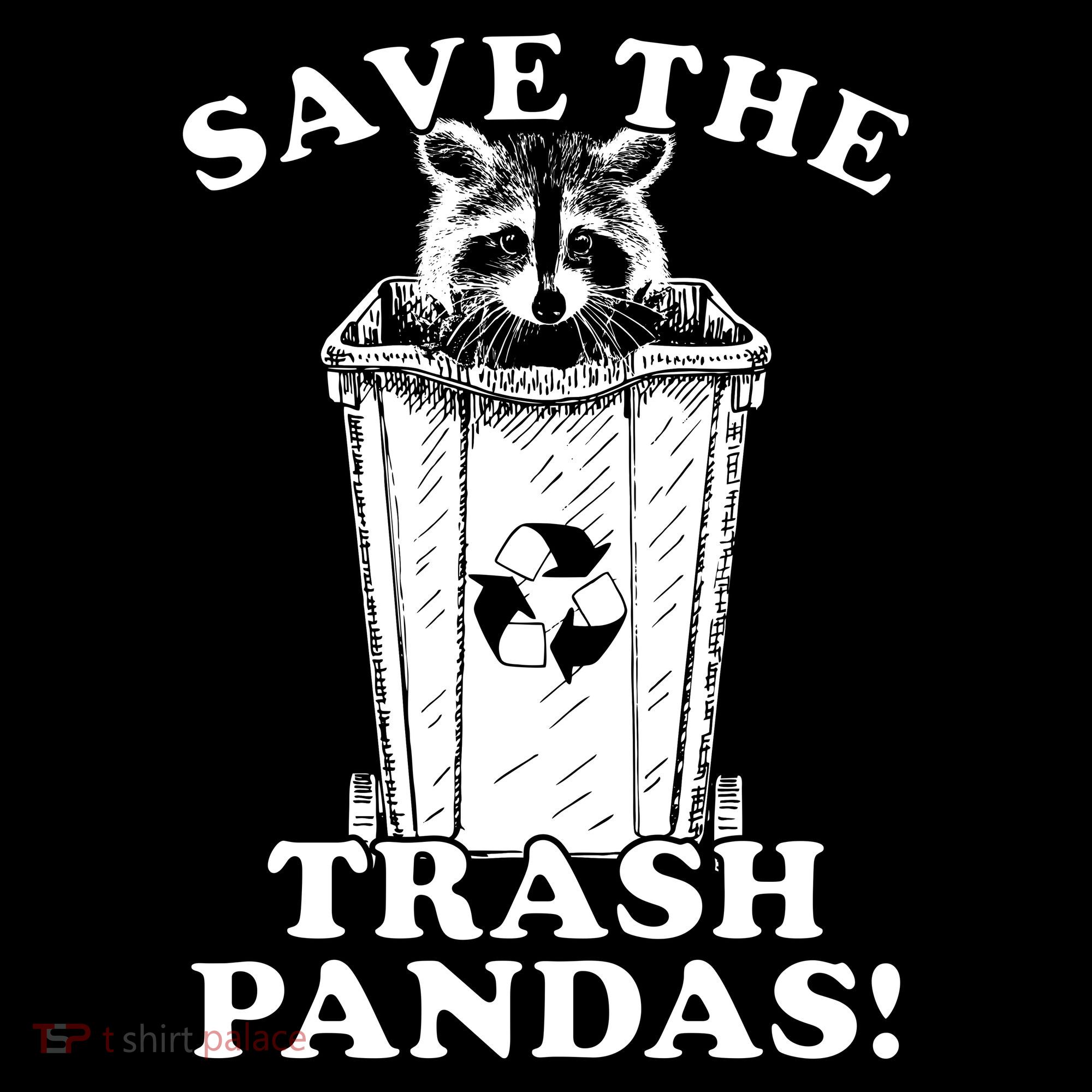 Save the Trash Pandas Funny Raccoon Visor