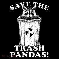 Save the Trash Pandas Funny Raccoon Tote Bag thumb 4
