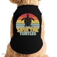 Save The Turtles Retro Style Doggie Tank thumb 0