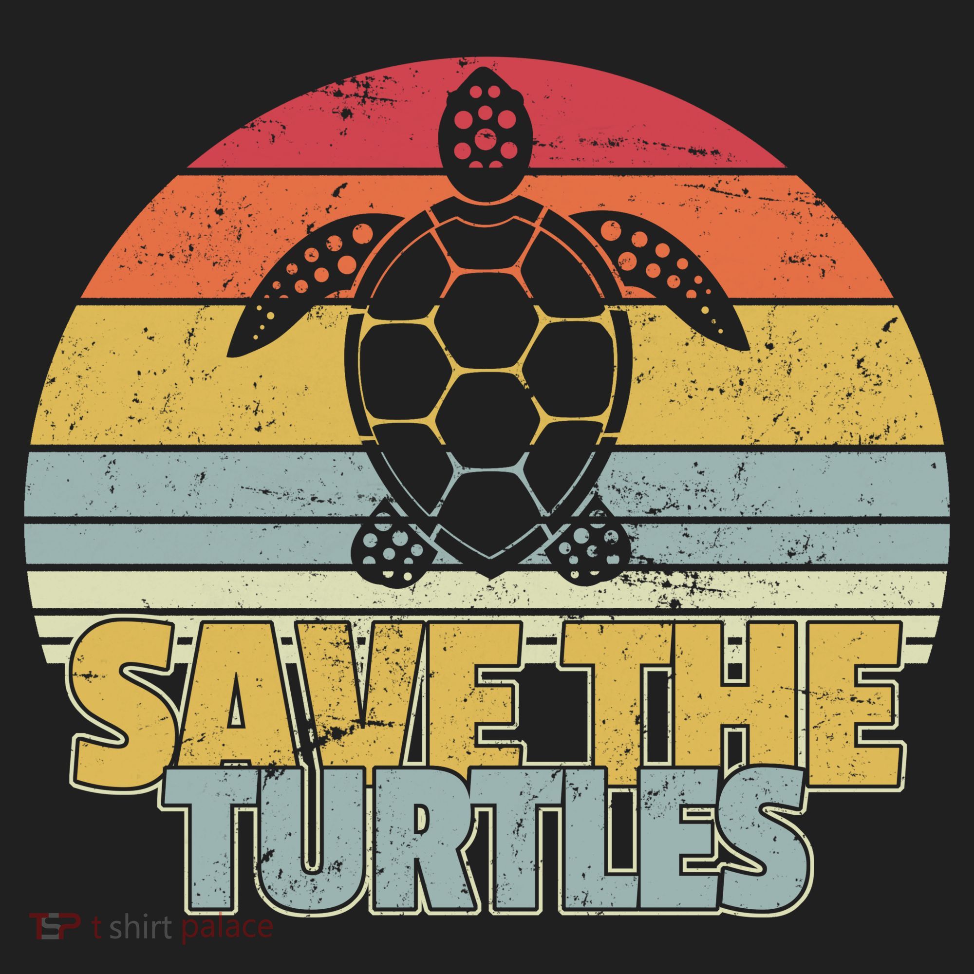 Save The Turtles Retro Style Beanie