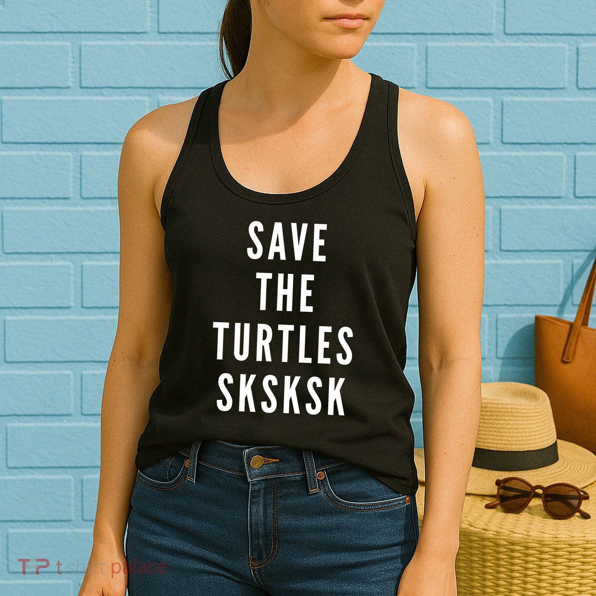 Save The Turtles SKSKSK Women's Tank Top