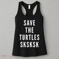 Save The Turtles SKSKSK Women's Tank Top thumb 3