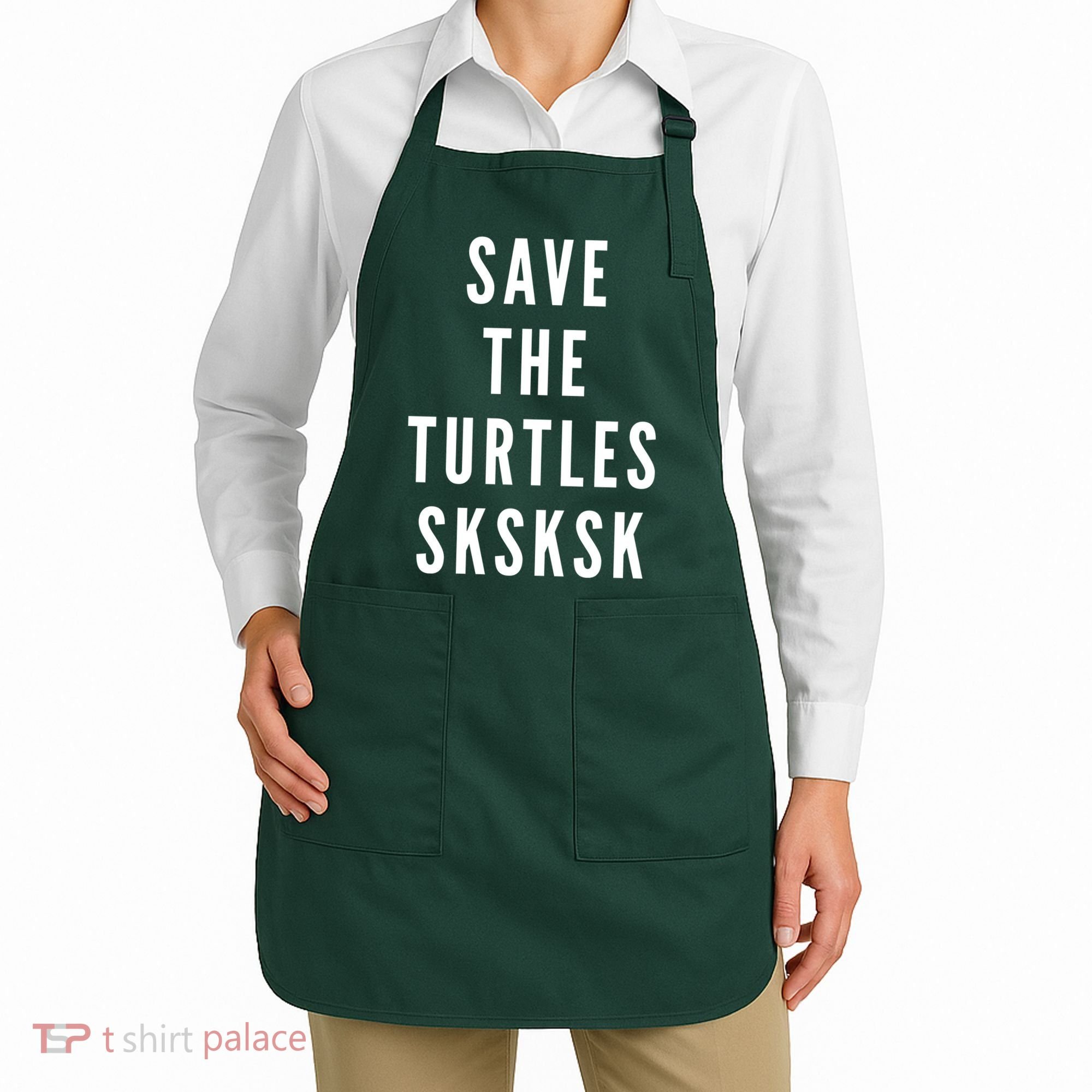 Save The Turtles SKSKSK Apron